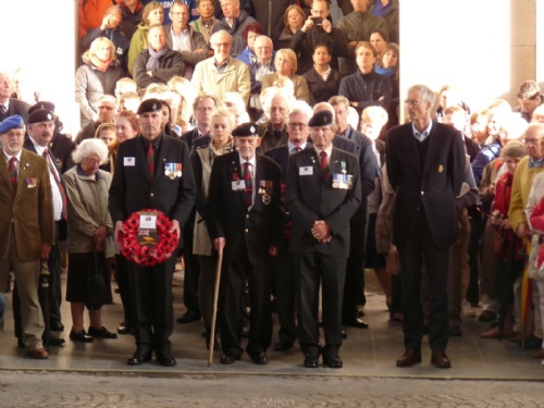 21 Delegation representing the Tank Memorial under the Menin Gate Memorial